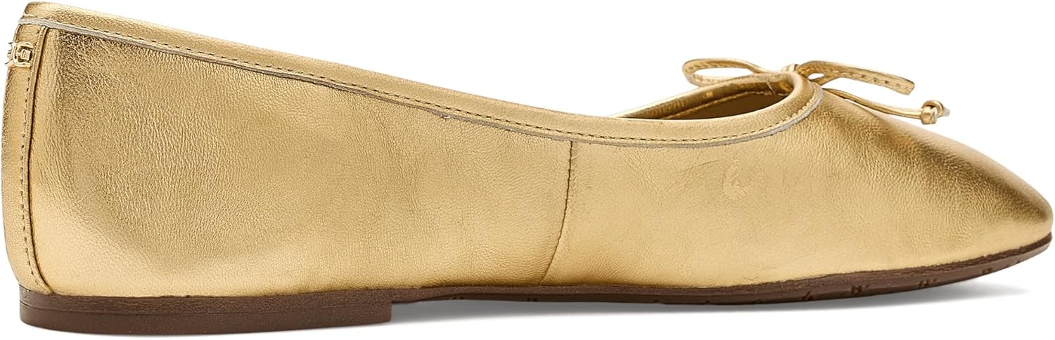 Sam Edelman Women's Alie Ballet Flat Amber Gold 11 M