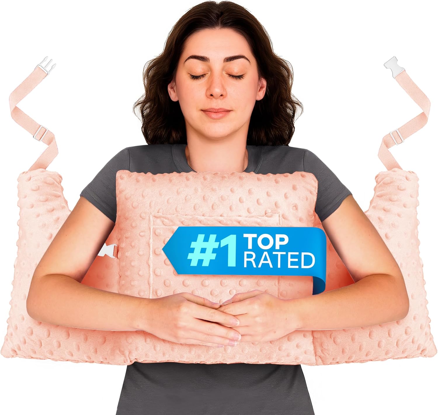Zomaple Post Mastectomy Pillow - Pink Gold