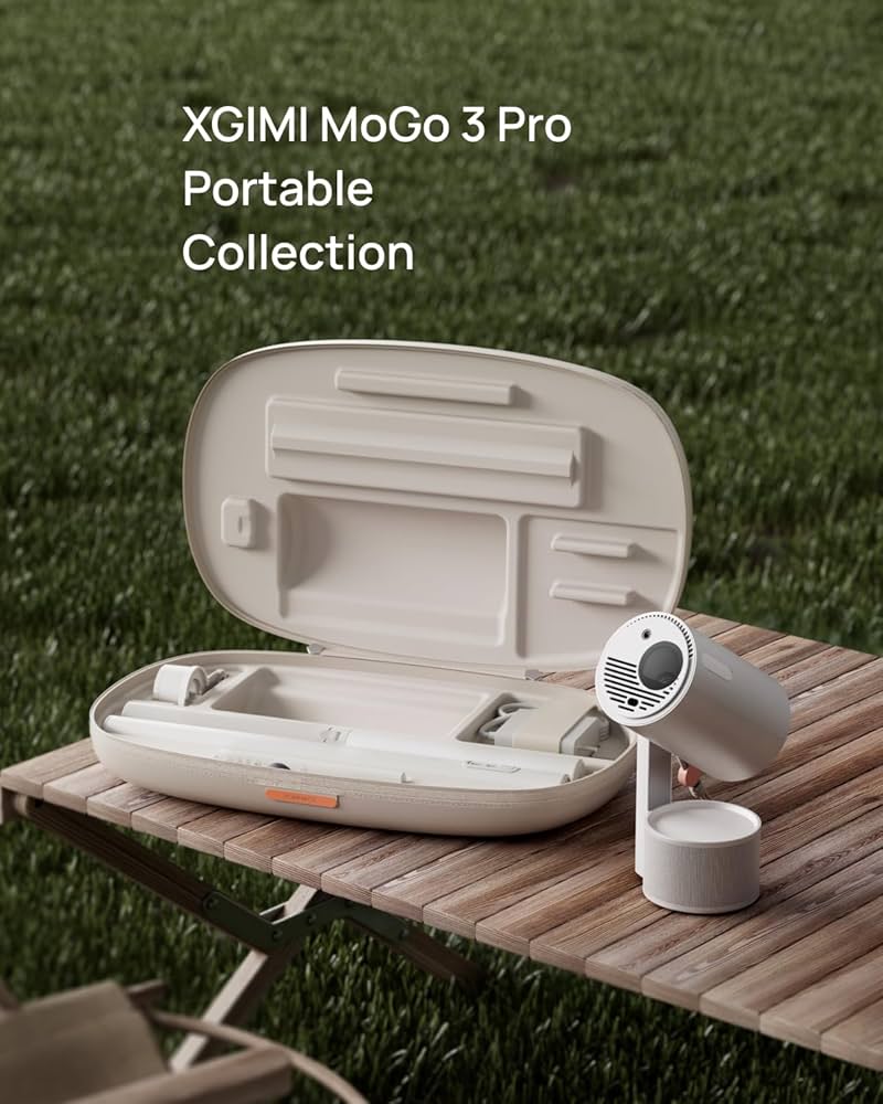 XGIMI MOGO Pro ホワイト XGIMI MoGo Pro Portable Projector with Android TV​ | XGIMI