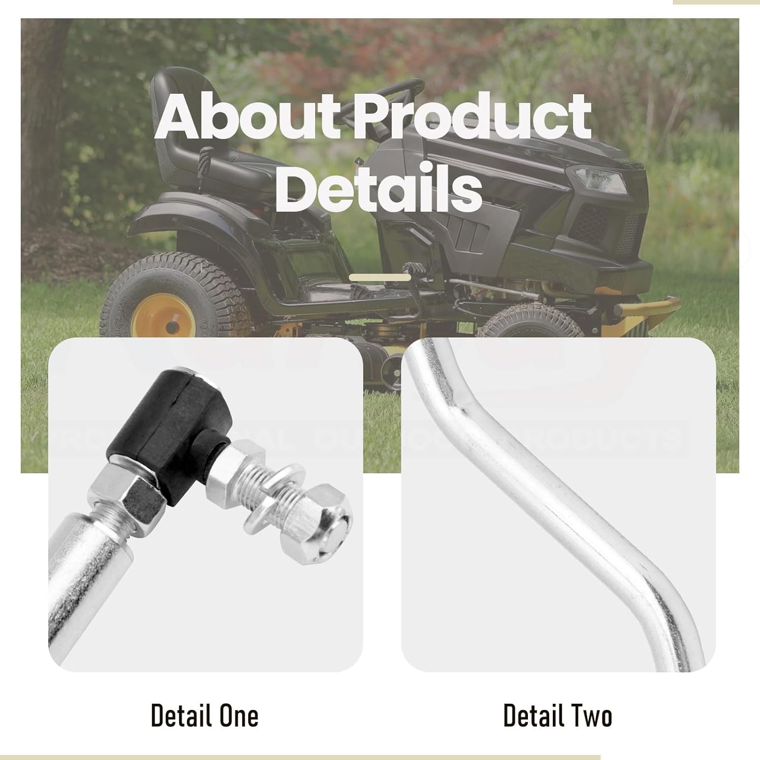 532194740 & 532194741 Adjustable Improved LH/RH Steering Drag Link Set Compatible with Craftsman, Husqvarna, Jonsered Lawn Tractors, 194740 Left, 194741 Right