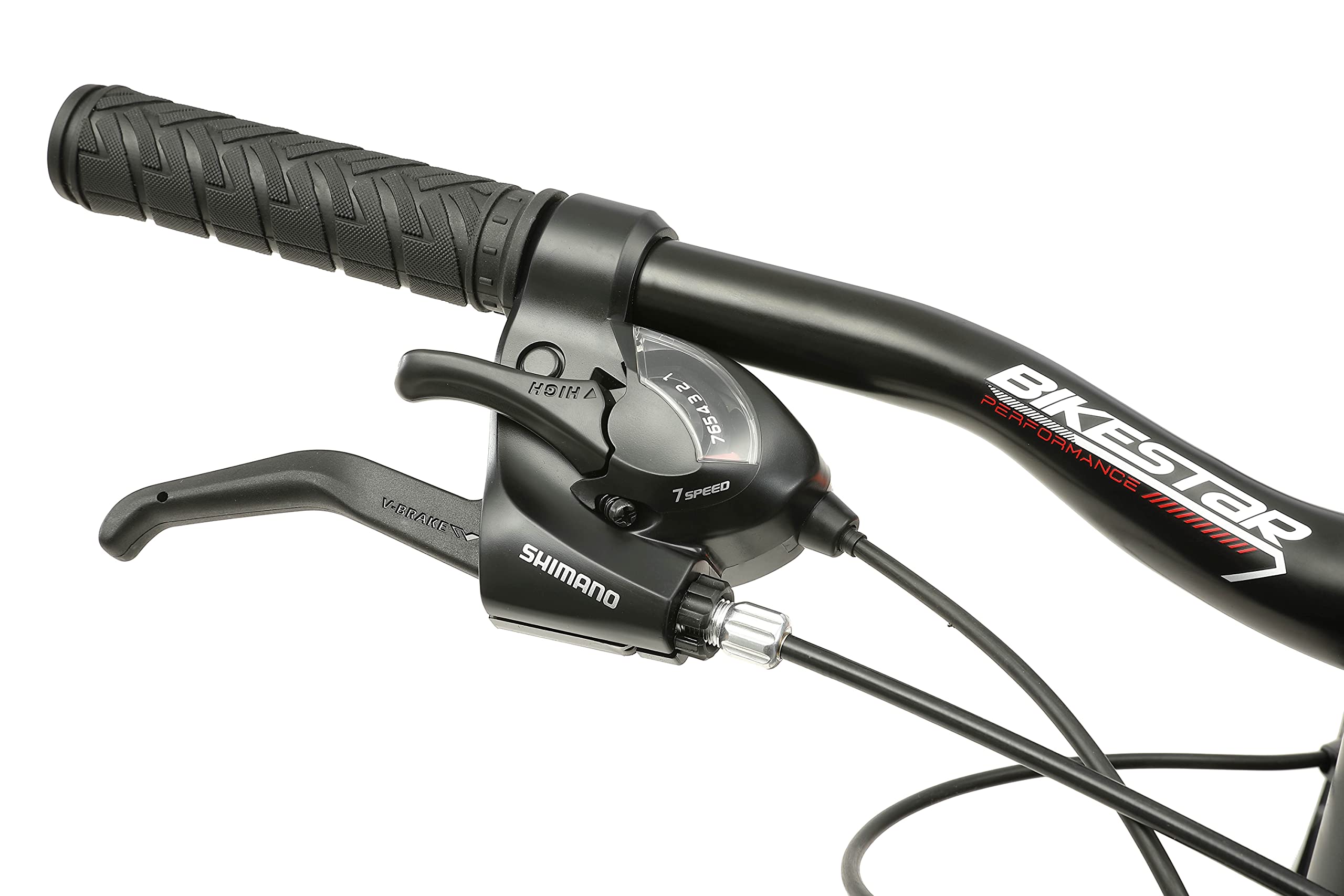 BIKESTAR Bicicleta de montaña Hardtail de Aluminio, 21 Marchas Shimano 26" Pulgadas | Mountainbike con Frenos de Disco Cuadro 13, 16" MTB