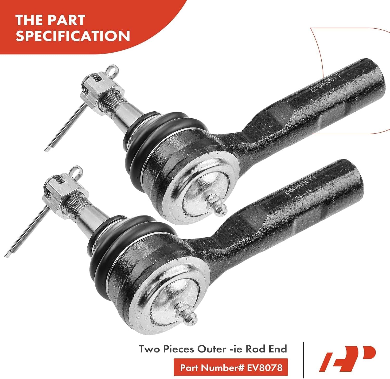 A-Premium Set of 10, Front Lower Control Arm, Sway Bar Link, Inner & Outer Tie Rod End, Compatible with Chevrolet Equinox 2005-2007, Pontiac Torrent 2006-2007