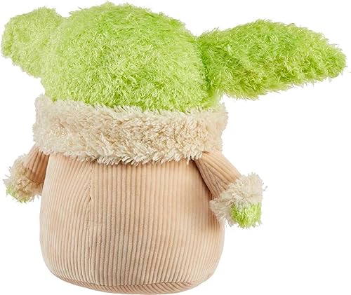 Miniatura 5 de Mattel Star Wars Grogu - Figura de juguete de peluche de 12 pulgadas, muñeca de personaje suave y mullida con sonidos, presiona las manos para