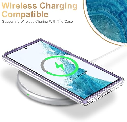 Miniatura 6 de ESDOT - Funda protectora Samsung Galaxy S22, grado militar, resiste caídas de 21 pies, diseño moderno, para mujeres, resiste golpes, para Galaxy S22