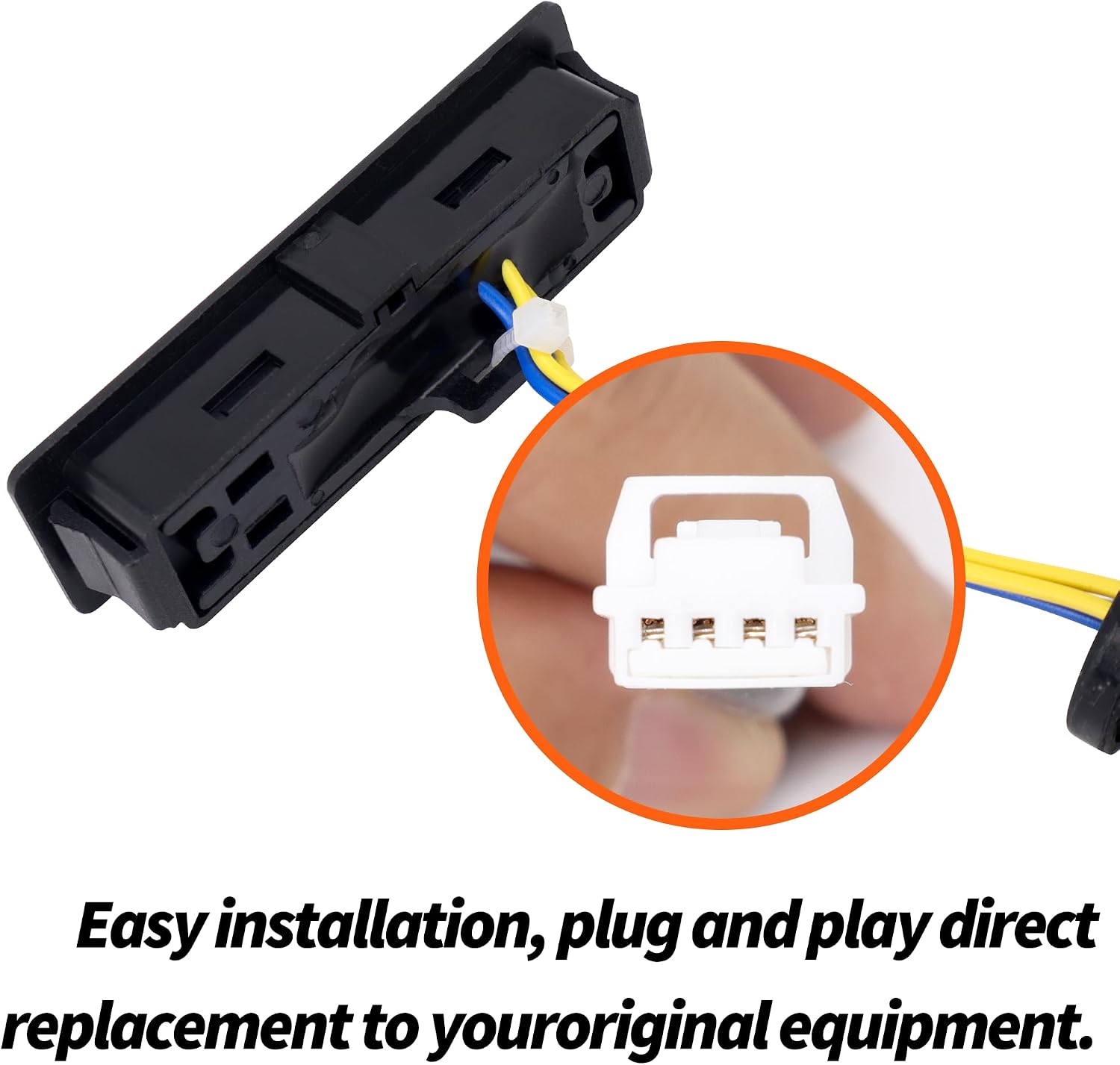 HiSport 25380-1AA0A Tailgate Release Button Trunk Switch - Compatible with Nissan Murano 2008 2009 2010 2011 2012 2013 2014