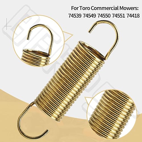 Miniatura 4 de Repuesto de resorte de extensión 108-4056 1084056 compatible con cortacésped Toro CommercialExmarkToro Titan ZTR, compatible con el modelo ZX4800