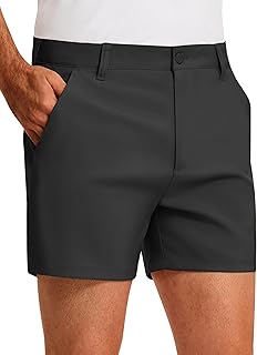 Golf Shorts Men 5 Inch Inseam Relaxed Fit Stretch Dress Lightweight Casual Travel Quick Dry Summer Shorts