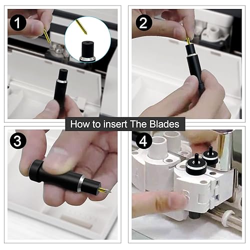 Miniatura 5 de 2 cuchillas de punta fina de alta calidad compatibles con Explore Air 2Explore 3, cuchillas de corte de repuesto compatibles con MakerMaker 3,