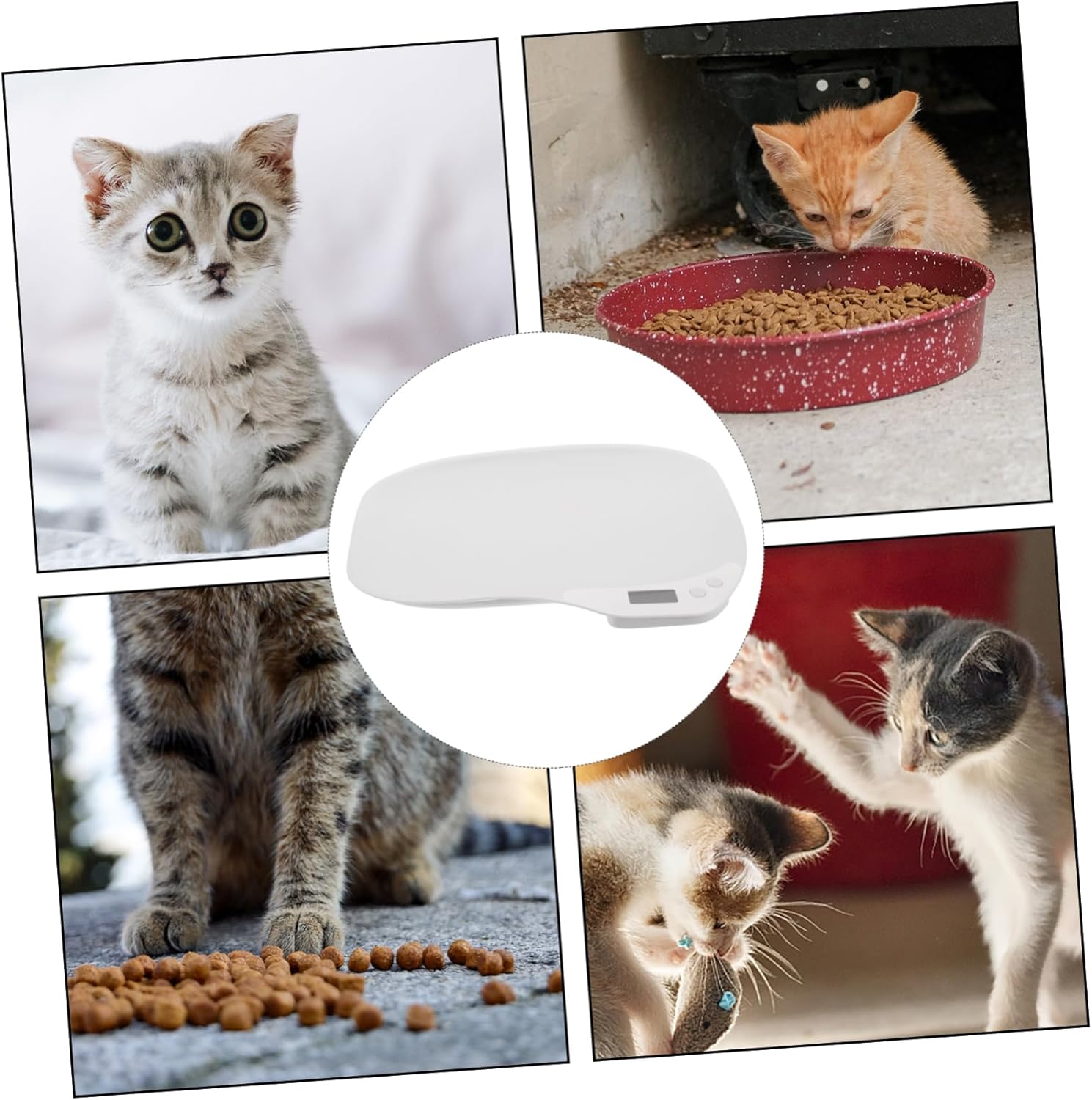 Digital Pet Scale for Dogs and Cats Portable Weight Measuring Tool Led Display for Puppies and Kittens Lightweight and Easy to Use
