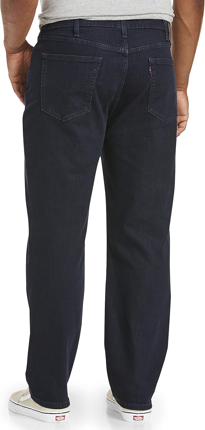 Levi's Men's 541 Athletic Fit Jeans (Also Available in Big & Tall) Standard 38W x 32L Cholla Black Overdye - All Seasons Tech