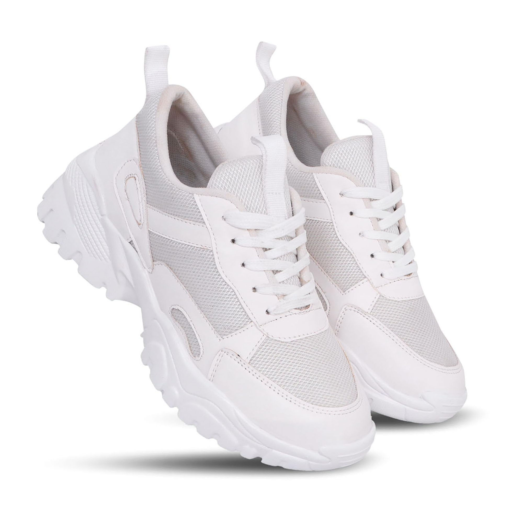 Womens Lightweight Casual Running Shoes – Lace-Up Running, Training, Walking & Gym Shoes with Foam Insole | Anti-Skid & Shock Absorption Tech | Sneakers White For Girls & Women (White, UK Footwear Size System, Adult, Women, Numeric, Medium, 3) (B0DHCLNKH2) Amazon Price History, Amazon Price Tracker