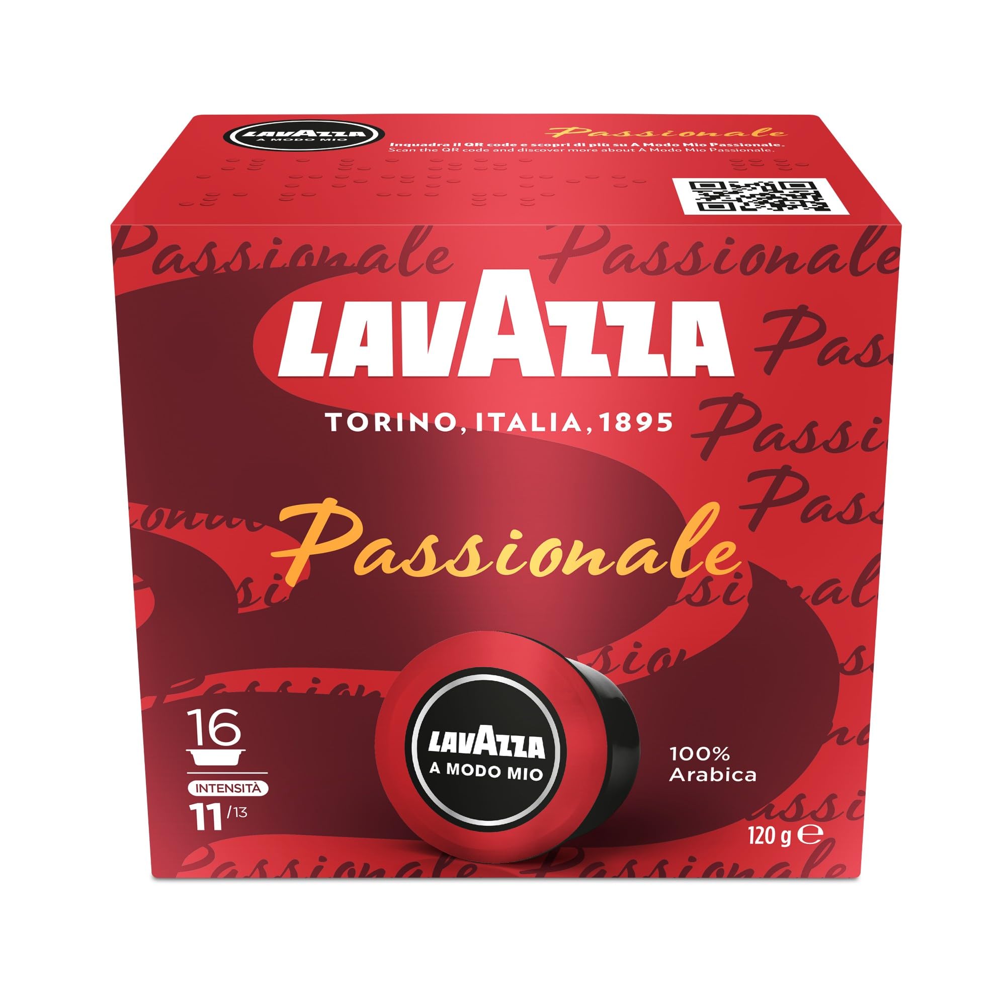 Lavazza - A Modo Mio Espresso Passionale - 16 capsules
