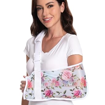 Breathable Mesh Rose Arm Sling Shoulder Immobilizer for Women