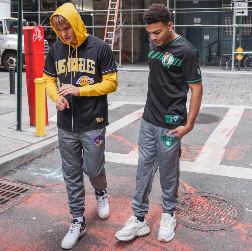 Miniatura 5 de Ultra Game Mens NBA Official Super Soft Button Down Jersey Baseball Shirt