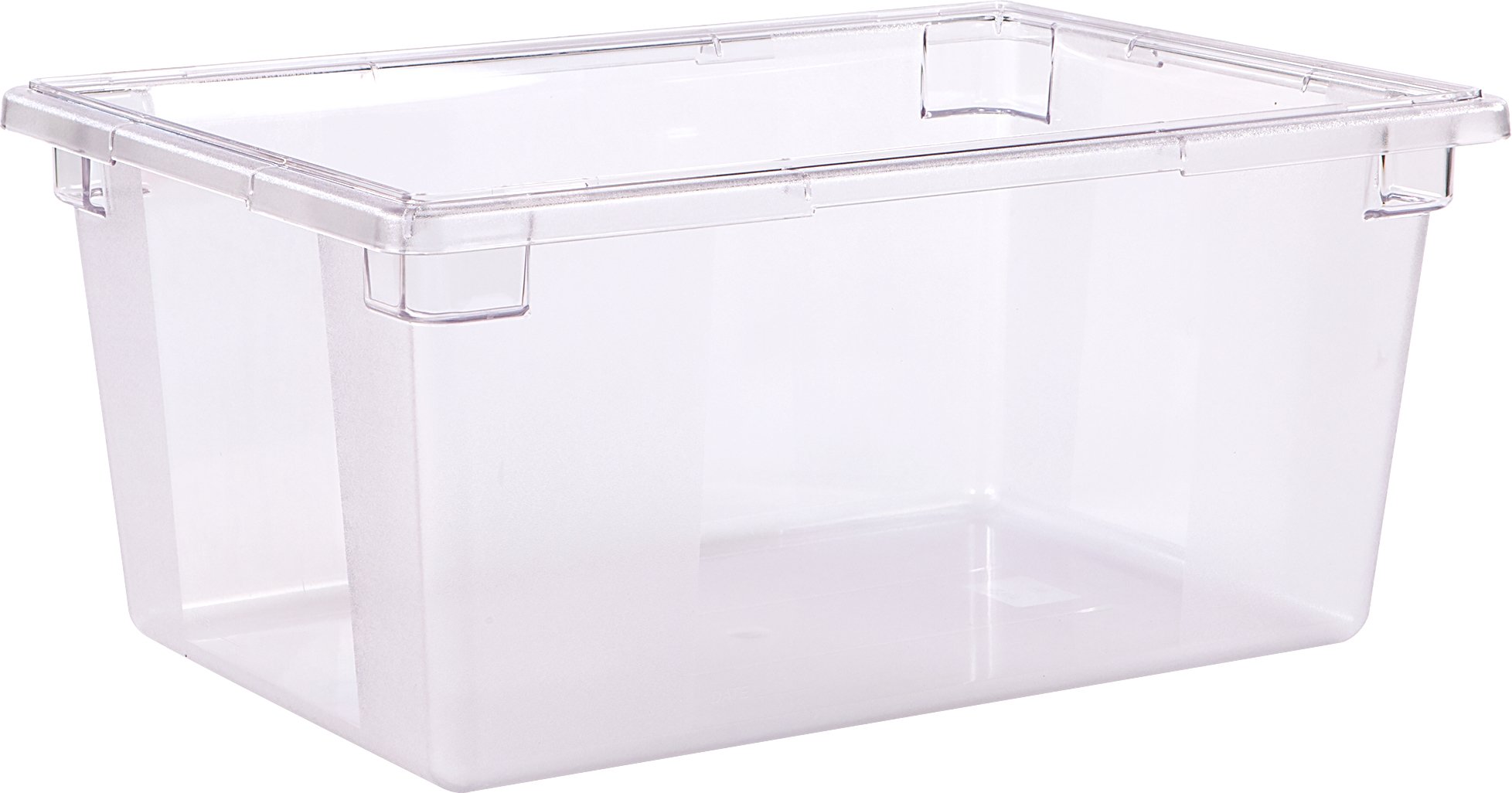 Carlisle FoodService Products Storplus Food Storage Container with Stackable Design for Catering, Buffets, Restaurants, Polycarbonate (Pc), 16.6 Gallons, Clear