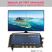 LEYF 4 kimenetű tápegység erősítőhöz, TNT antenna jelerősítő dekóder 2-8dB 6