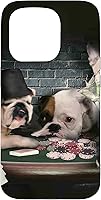 Vista 14 de Funda divertida para iPhone 12/12 Pro Dog Dogs Play Cards