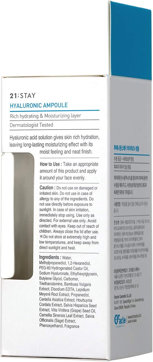 DR.ORACLE Ampoule Hyaluronic Acid Serum for Face Korean Skin Care, Moisturizer Essence Anti-Aging Serum - Image 5