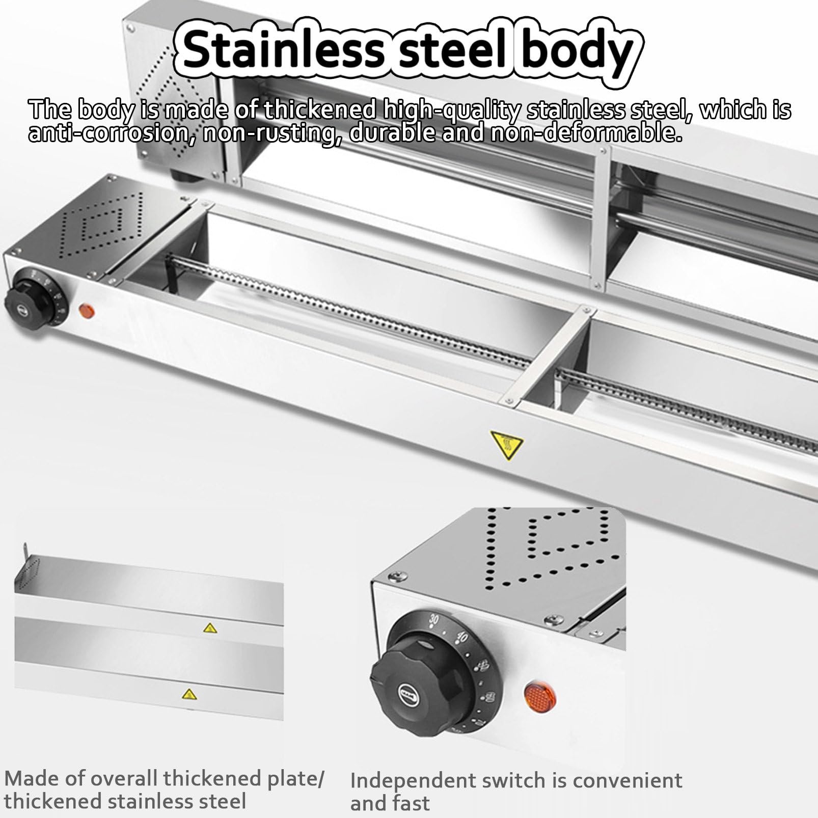 Amazon.co.jp: 食品保温ランプ、業務用ヒートランプ食品ウォーマー