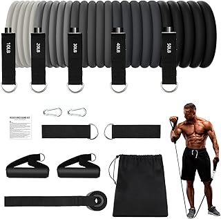 Elastici Fitness Elastiche Fitness Set Elastico Palestra Bande per Pettorali Uomo per Yoga, Pilates