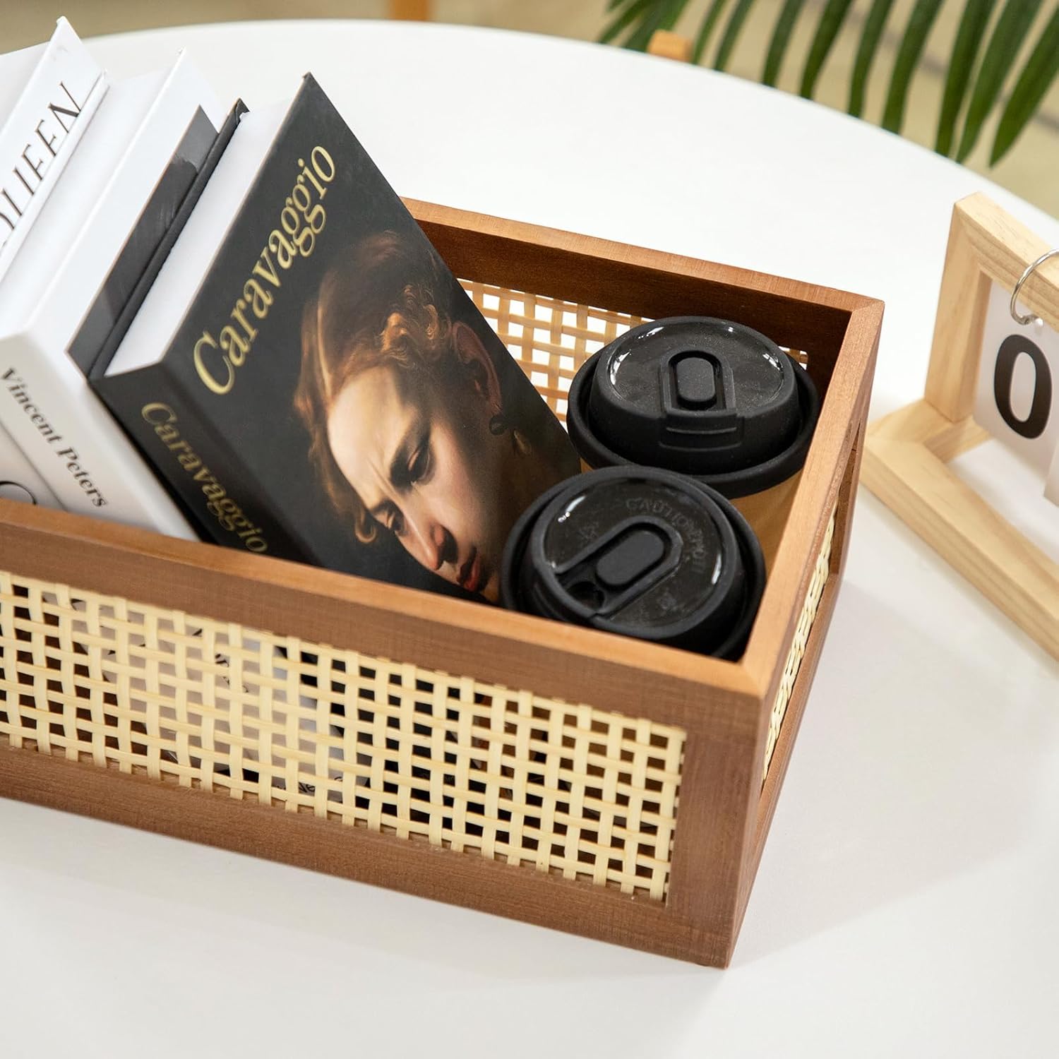 Vintage Wooden Storage Box - 11.8" x 7.9" x 5.5" (30x20x14cm) Rustic Decorative Organizer - Antique Style Keepsake Chest for Jewelry, Photos, Stationery - Handcrafted Wood Box