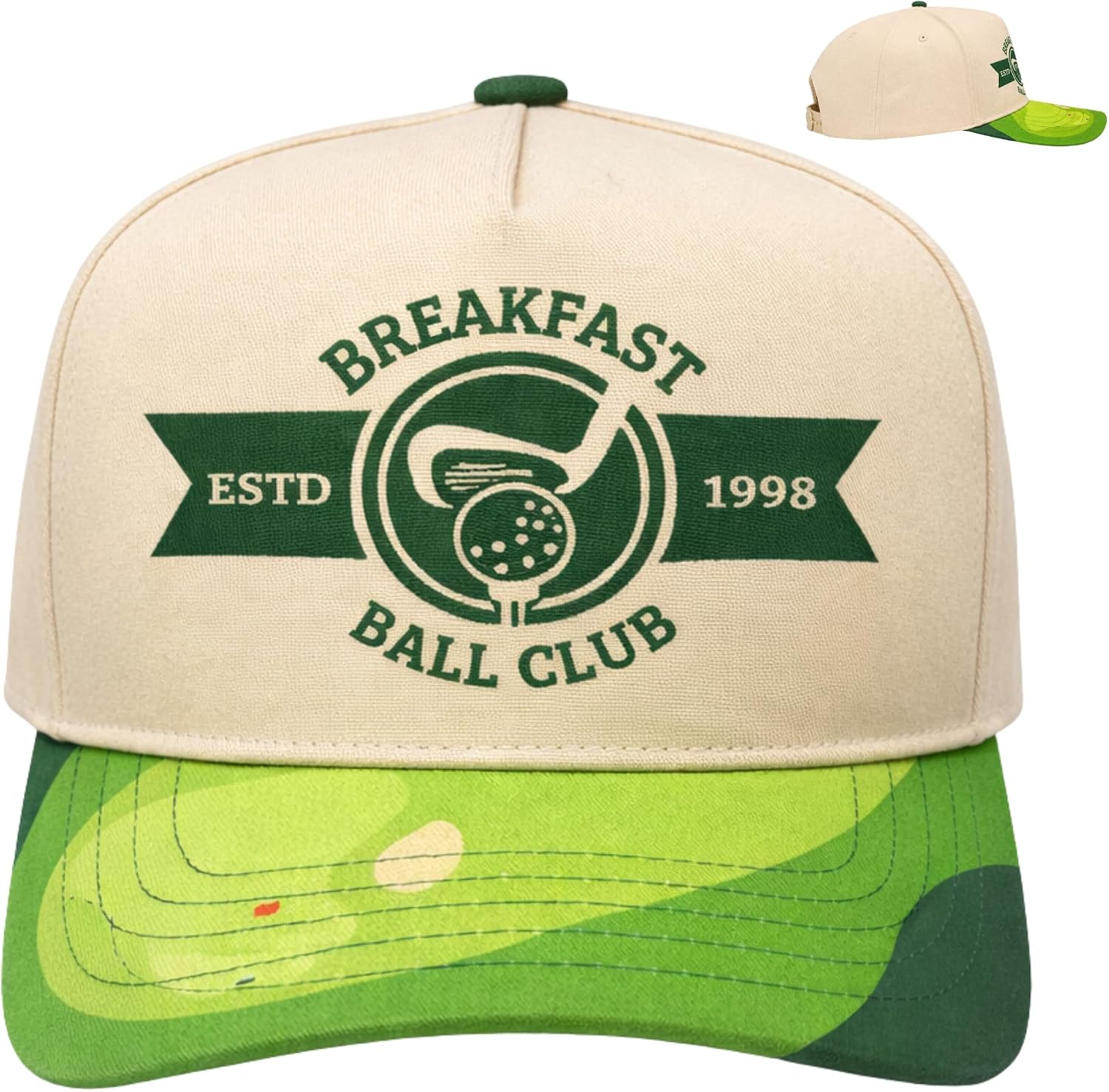 Funny Golf Hats for Men – Snapback Trucker Cap, Embroidered Design, Adjustable Fit – Golf Hat, Fishing & Casual Wear