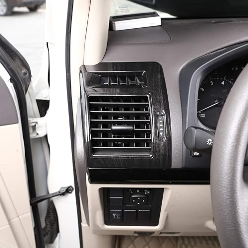 Miniatura 4 de YIWANG - Marco de rejilla de ventilación para coche (2 unidades, para Toyota Land Cruiser Prado FJ150 150 2010-2019, Plateado