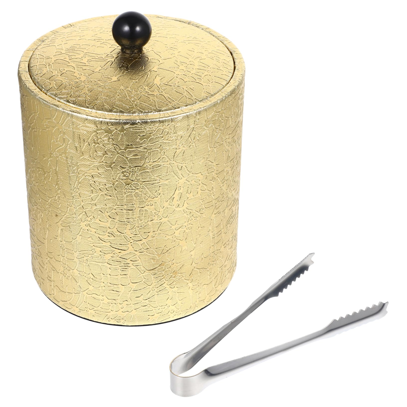Zerodeko 1 Pc Cubo De Hielo De Acero Inoxidable Tina De Hielo De Acero Inoxidable Cubo De Hielo Aislado para Cubeta para Servir Hielo Cubitera De Cocina Barril De Vino Champán