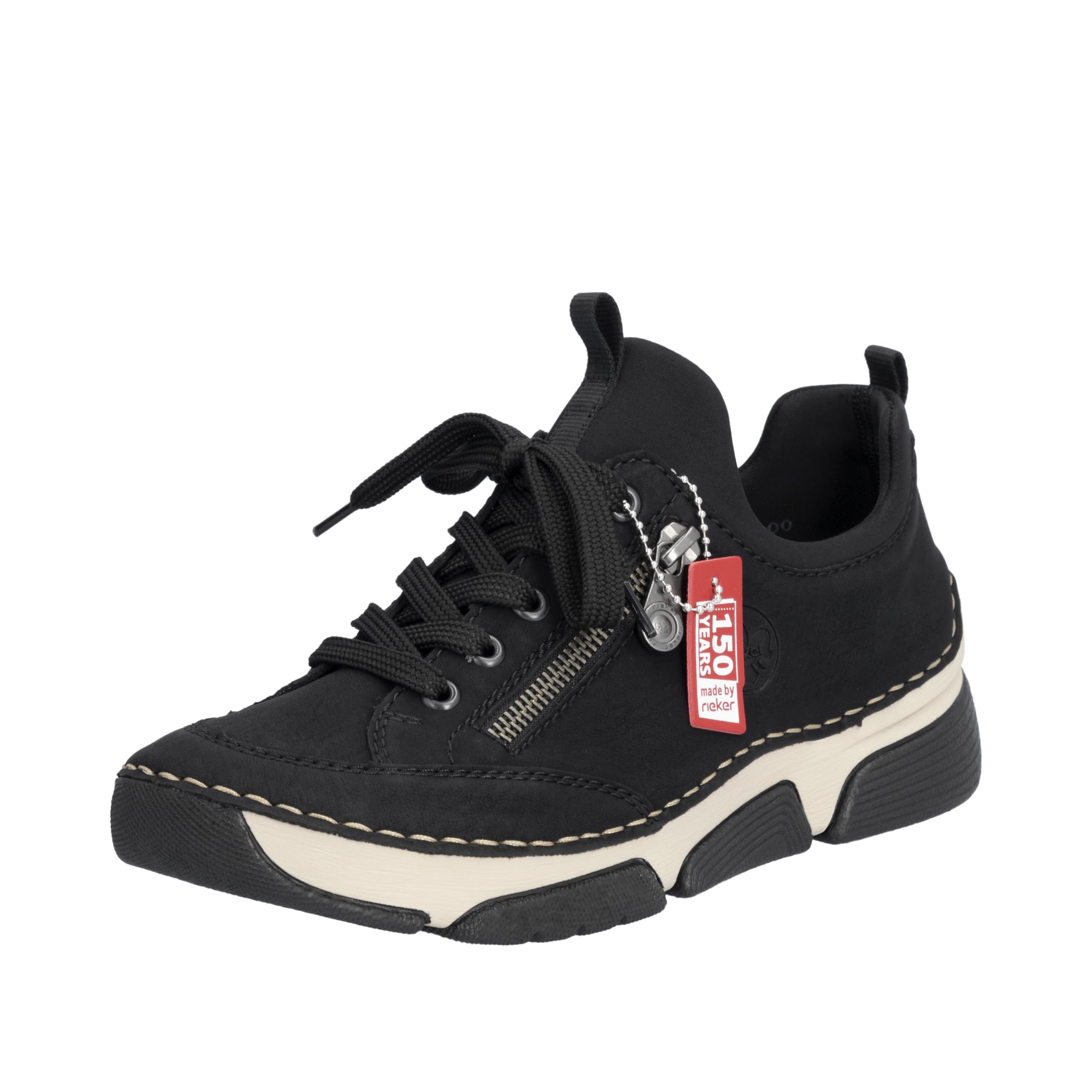 Rieker Women's Jet Black 'Excursion' Trainers In | : Size 4