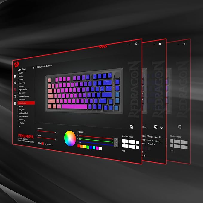 Teclado Gamer K687 Redragon Conectividad USB-C miniatura 7