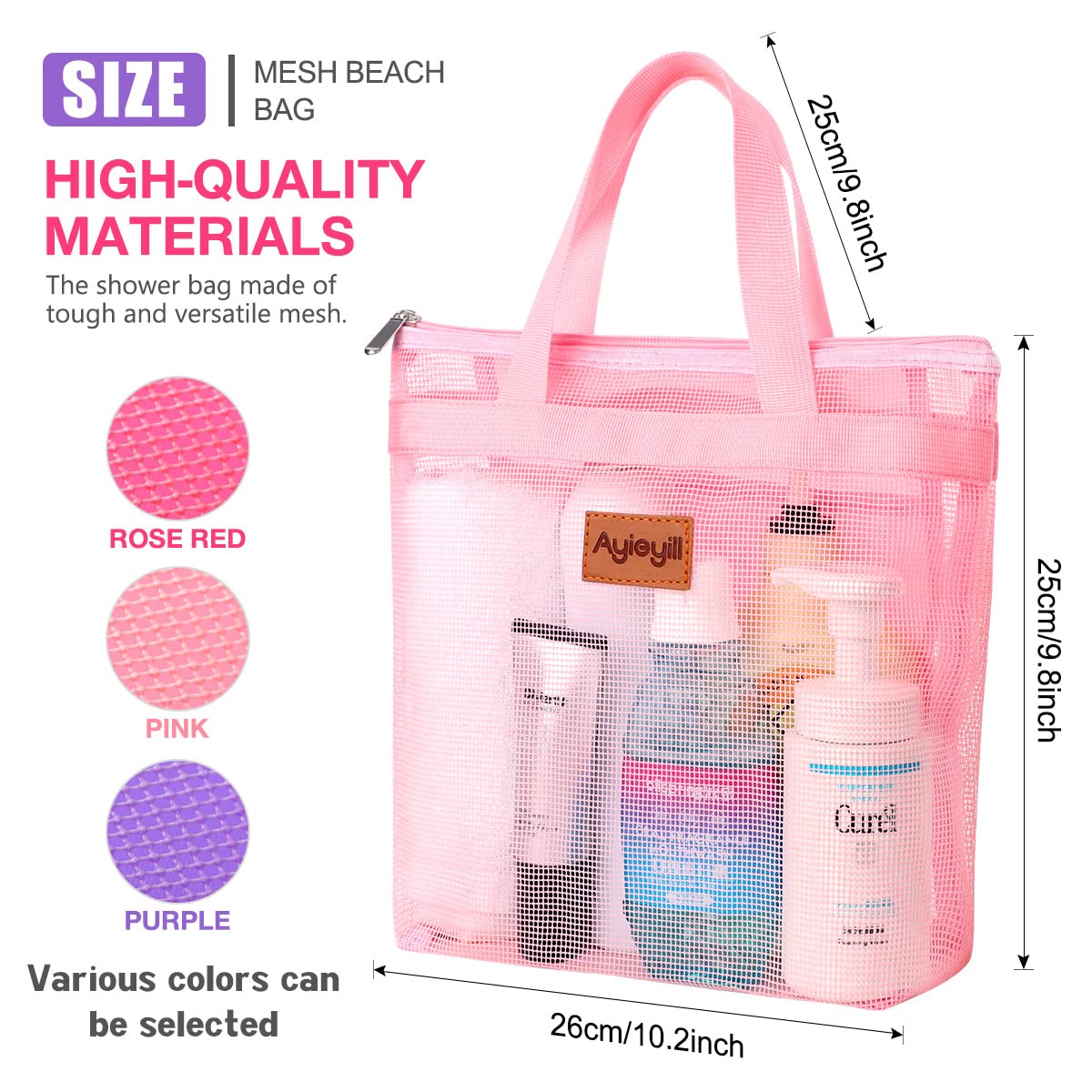 Bolsa Red Bolsa De Red Para Juguetes De Playa Secado Rápido