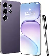 C25 5G Unlocked Phones, 4GB+128GB Android 13 Phone, 6.5" Screen | 6000mAh Fast Charging Battery, Snapdragon 8 Gen3, Face Unlock/GPS/Dual SIM Smartphone Works with T-Mobile, AT&T (Purple)