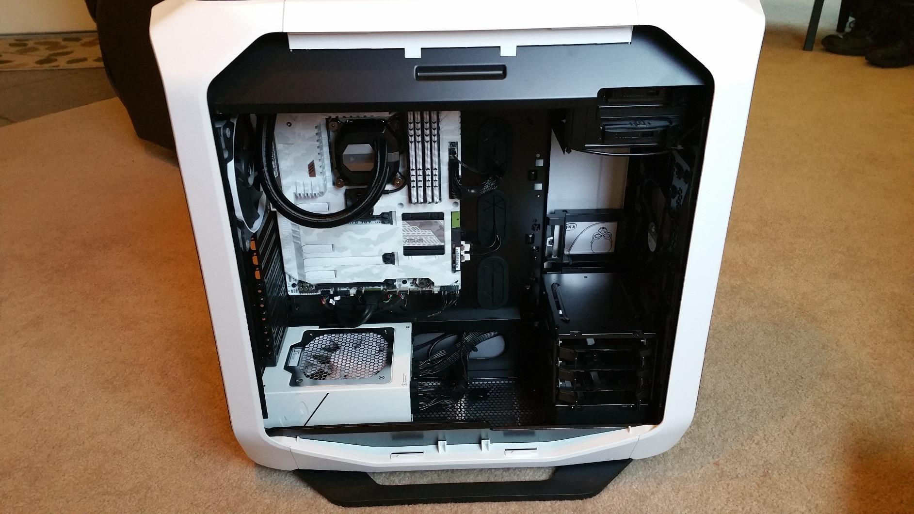 Looks amazing, tons of room, easy cable management, and has a great air flow design.