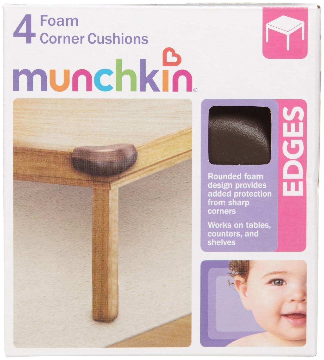 Munchkin Foam 4 Piece Corner Cushions