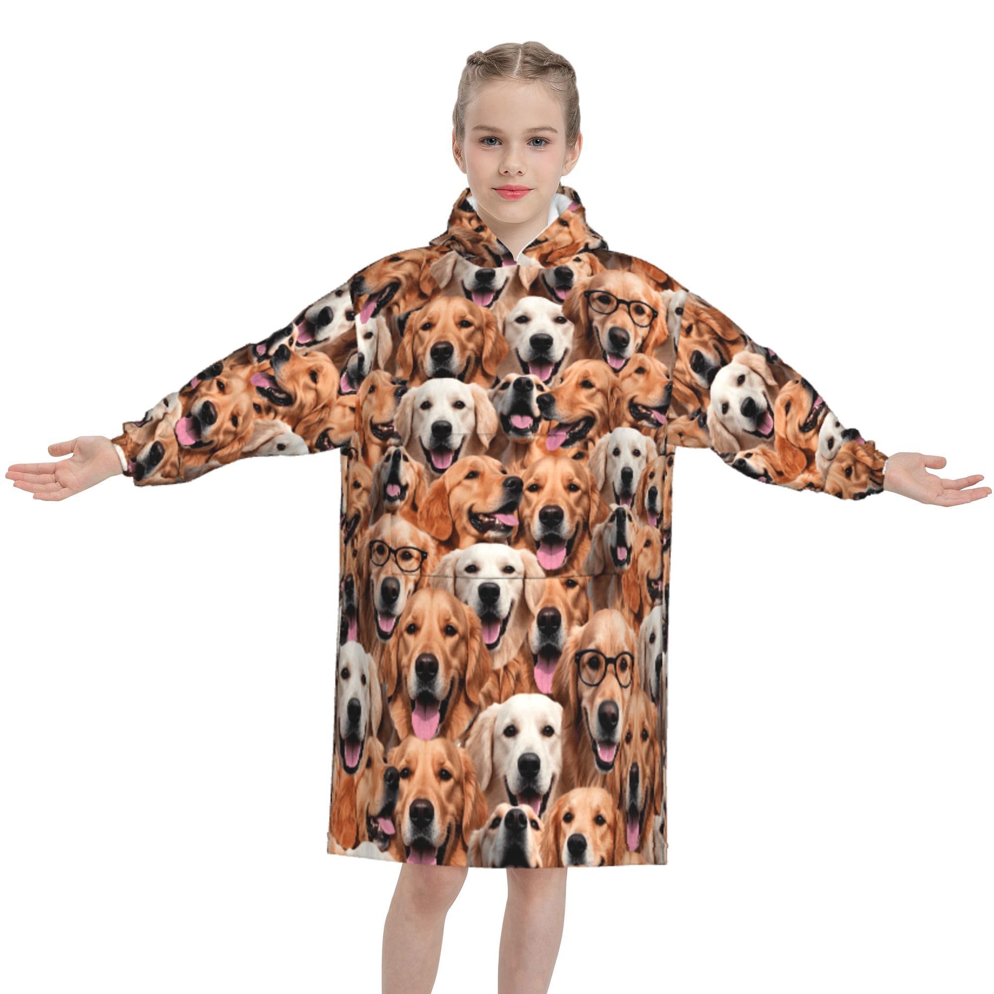 Blanket Hoodie for Women - Cozy Wearable Flannel Fleece Hooded Blanket with Pocket,Oversized Snuggie Hoodie Gifts for Women