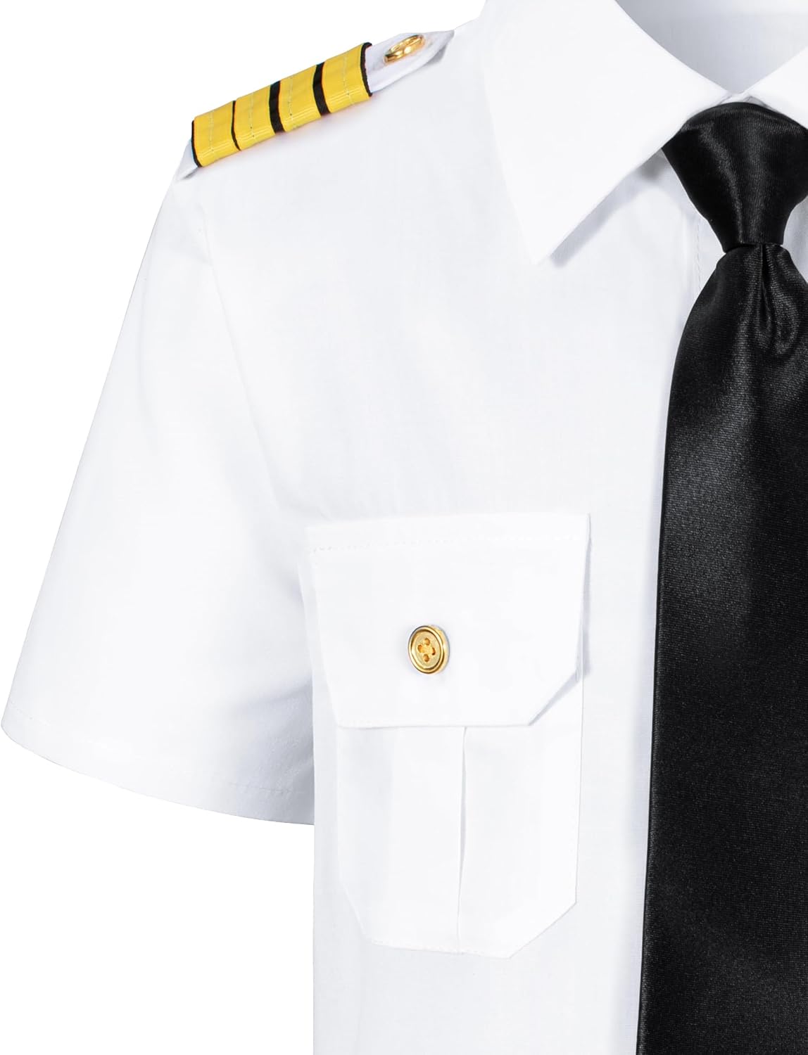 Yoroka Kids Pilot Costume Airline Captain Pilot Uniform with Accessories - Image 6