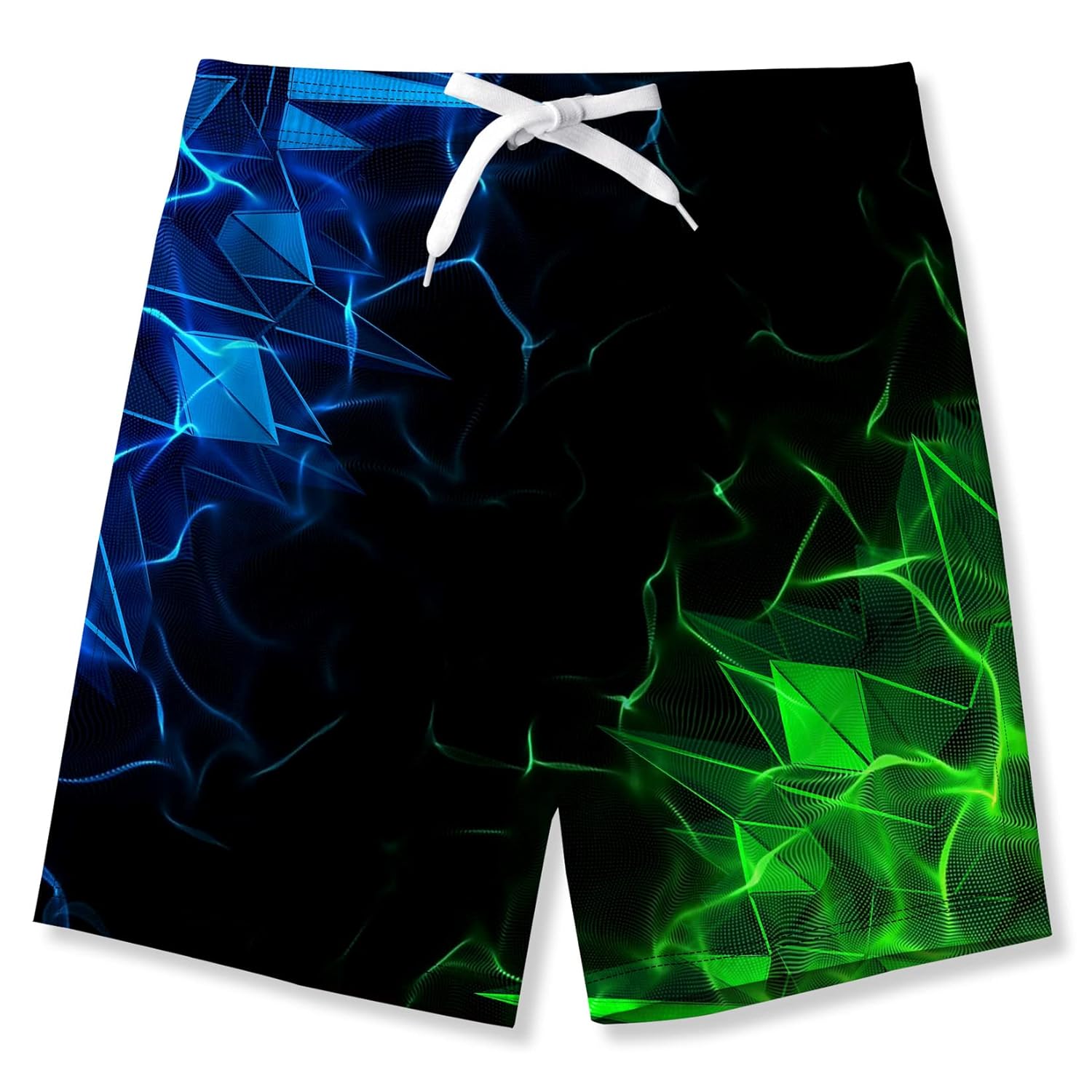 Idgreatim Teens Boys Swim Trunks Quick Dry Beach Swimwear UPF 50 Board Shorts with Mesh Lining 6-14 Years