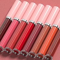 Vista 50 de AMY'S DIARY Juego de 2 delineadores de labios y lápiz labial, color verde oscuro, brillo de labios mate, lápiz labial líquido mate, 24 horas, lapiz