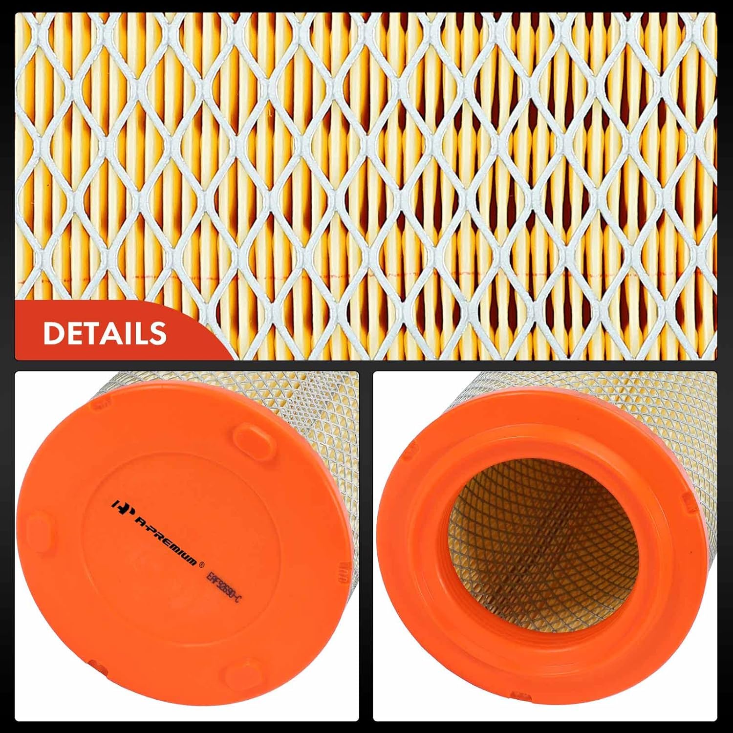 A-Premium 2-PC Engine Air Filter Compatible with Chevrolet, GMC Models, Express 1500 2500 3500 4500, Savana 1500 2500 3500 4500