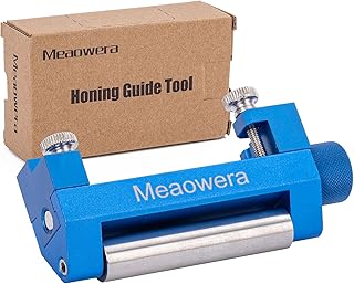 Chisel Sharpening Kit with Adjustable Honing Guide – Wood Chisel Sharpener for Chisels and Planer Blades – Precision Angle Control – No Sharpening Stone Included
