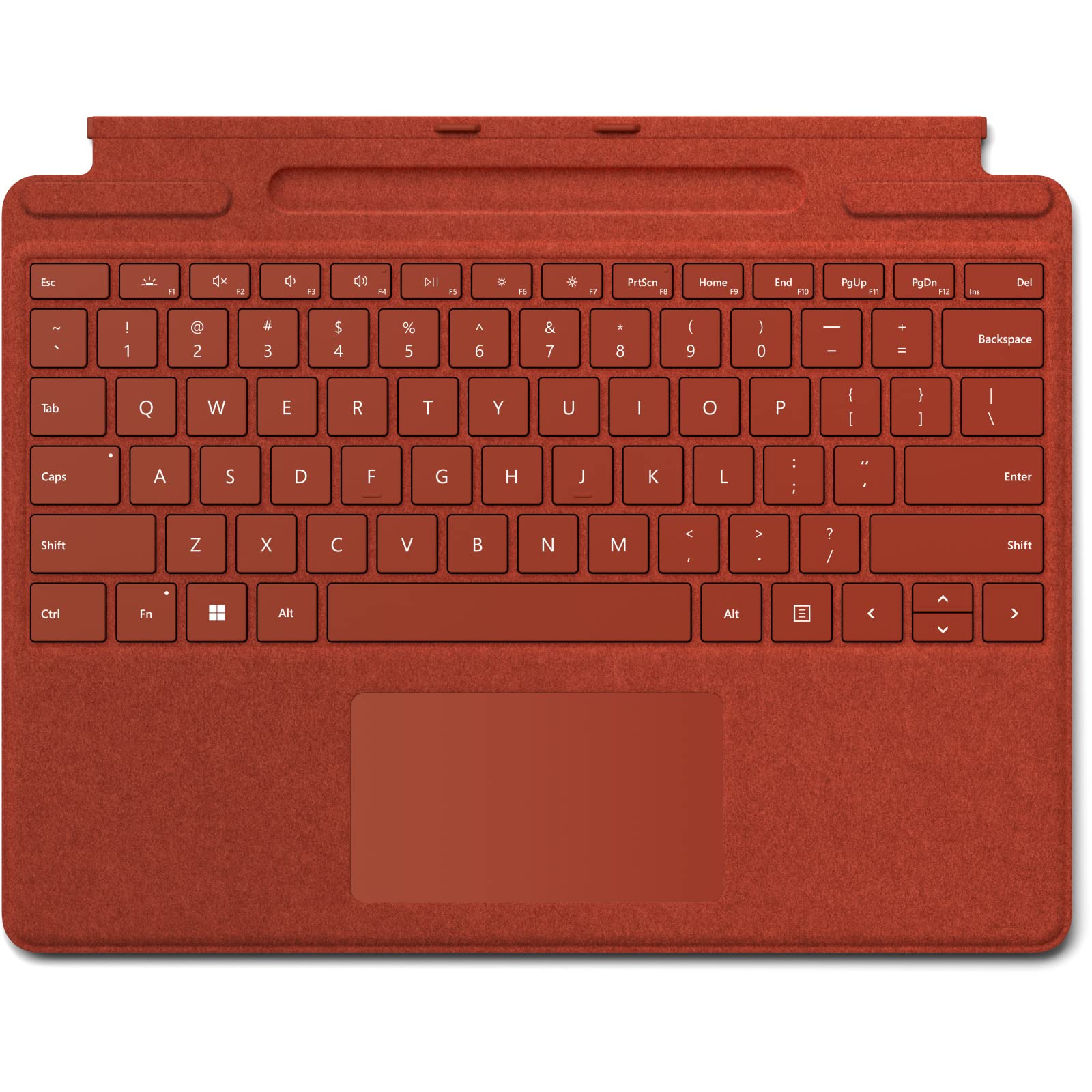 Microsoft Surface Pro 8 Signature Keyboard SC ENG HDWR - Poppy Red(8XA-00094), Small (B09XBBBK7R) Amazon Price History, Amazon Price Tracker