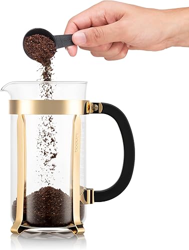 Vista 30 de Bodum Chambord - Cafetera de prensa francesa, Jarra de vidrio, Blanco