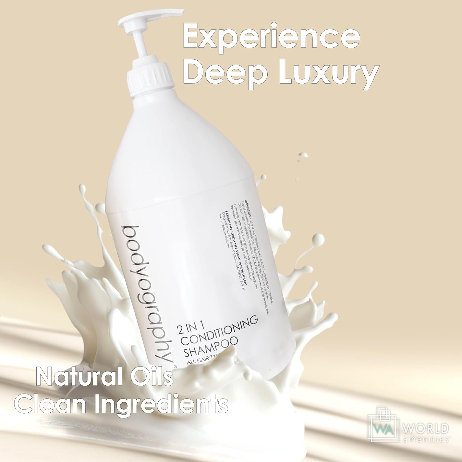 World Amenities Bodyography 2-in-1 Conditioning Shampoo