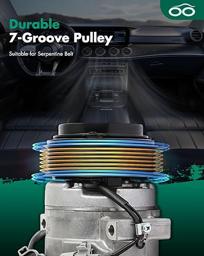 Miniatura 1651 de SCITOO CO 10739C - Compresor de CA compatible con Honda Element 2.4L 2003 2004 2005 2006 2007 2008 2009 2010 2011