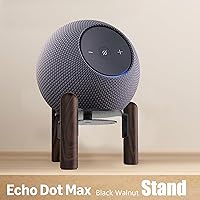 Vista 2 de Soporte de montaje de escritorio compatible con Echo Dot Max, Echo Spot (versión 2024) y Echo Pop y otros altavoces adecuados