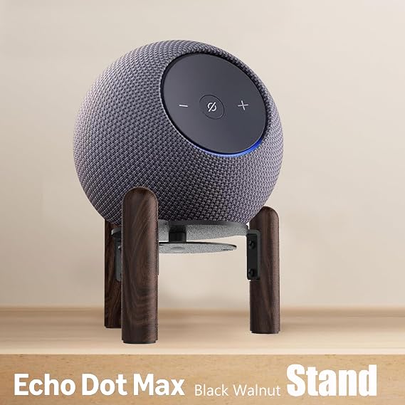 Desktop Holder Mount Stand Compatible for Echo Dot Max, Echo Spot (2024 Release) and Echo Pop and Other Suitable Speakers