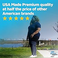 Vista 27 de Absolute Support - Medias de compresión opacas con puntera abierta, firme apoyo, 20-30 mmHg, M