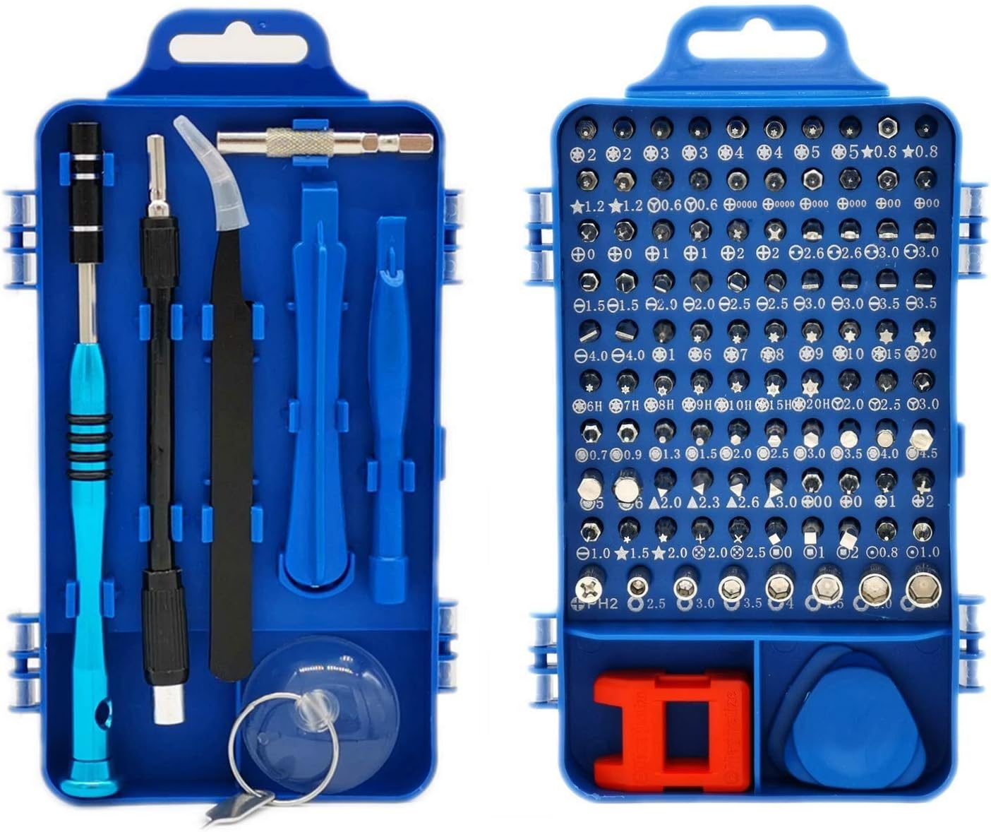Precision Screwdriver Set, Faireach 110 in 1 Professional Repair Tool Kit, Magnetic Screwdriver Kit with Portable Case for Repairing Computer, Cellphone, Eyeglasses, Watch, iPhone, iPad, Mac (Blue)