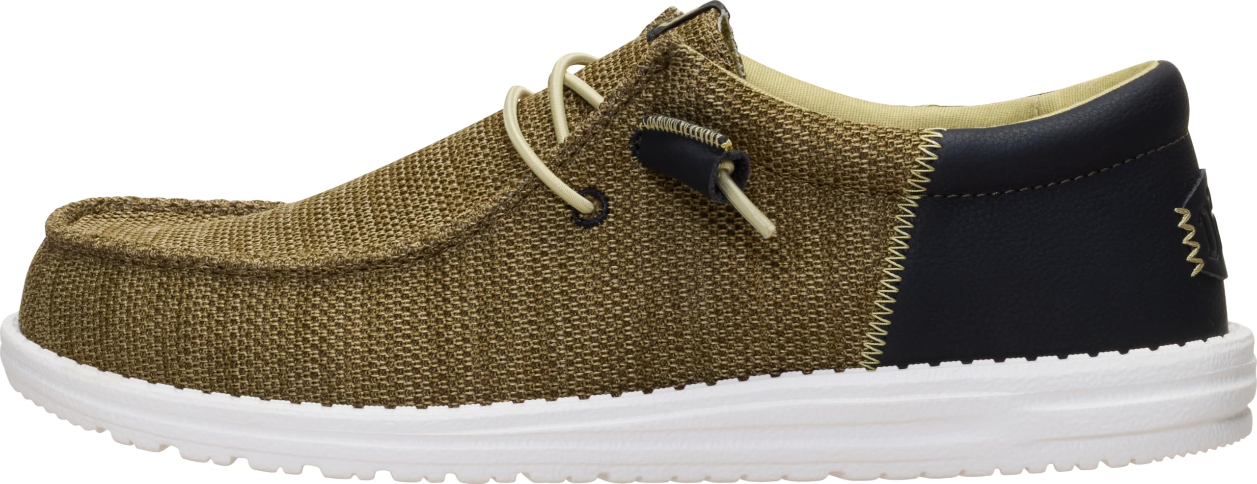 Heydude Men Wally Funk Craft Mesh Dark Olive Casual Loafers 46 EU