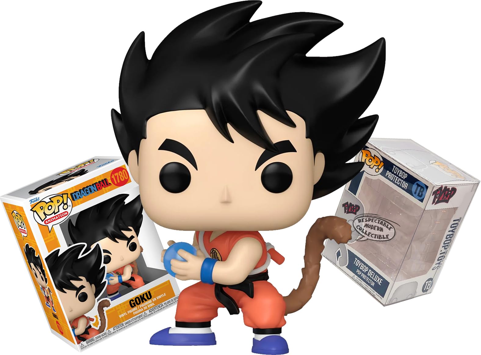 Funko Kamehameha Kid Goku Dragon Ball regalo ideal con protector ToyBop